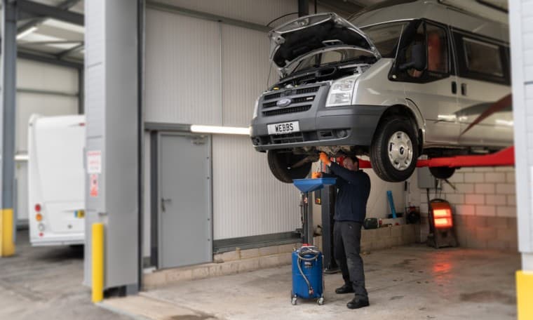 For motorhome repairs, mot and servicing, contact Webbs today.
